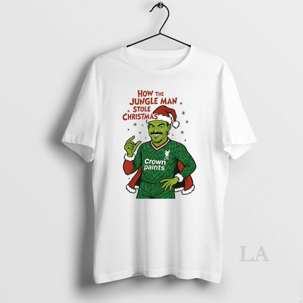 Original Bruce Grobbelaar How The Jungle Man Stole Christmas T-Shirts, Hoodie, Sweatshirt | DripVista.com