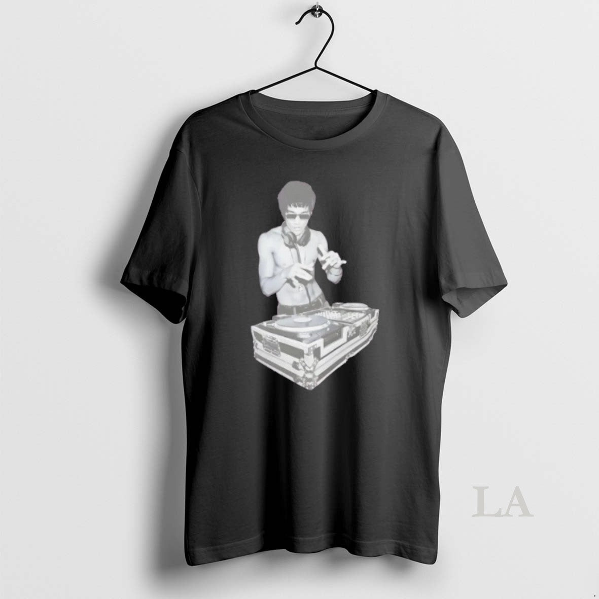 Original Bruce Lee Dj Kung Fu Master Mixing Vinyl T-Shirts, Hoodie, Sweatshirt | DripVista.com