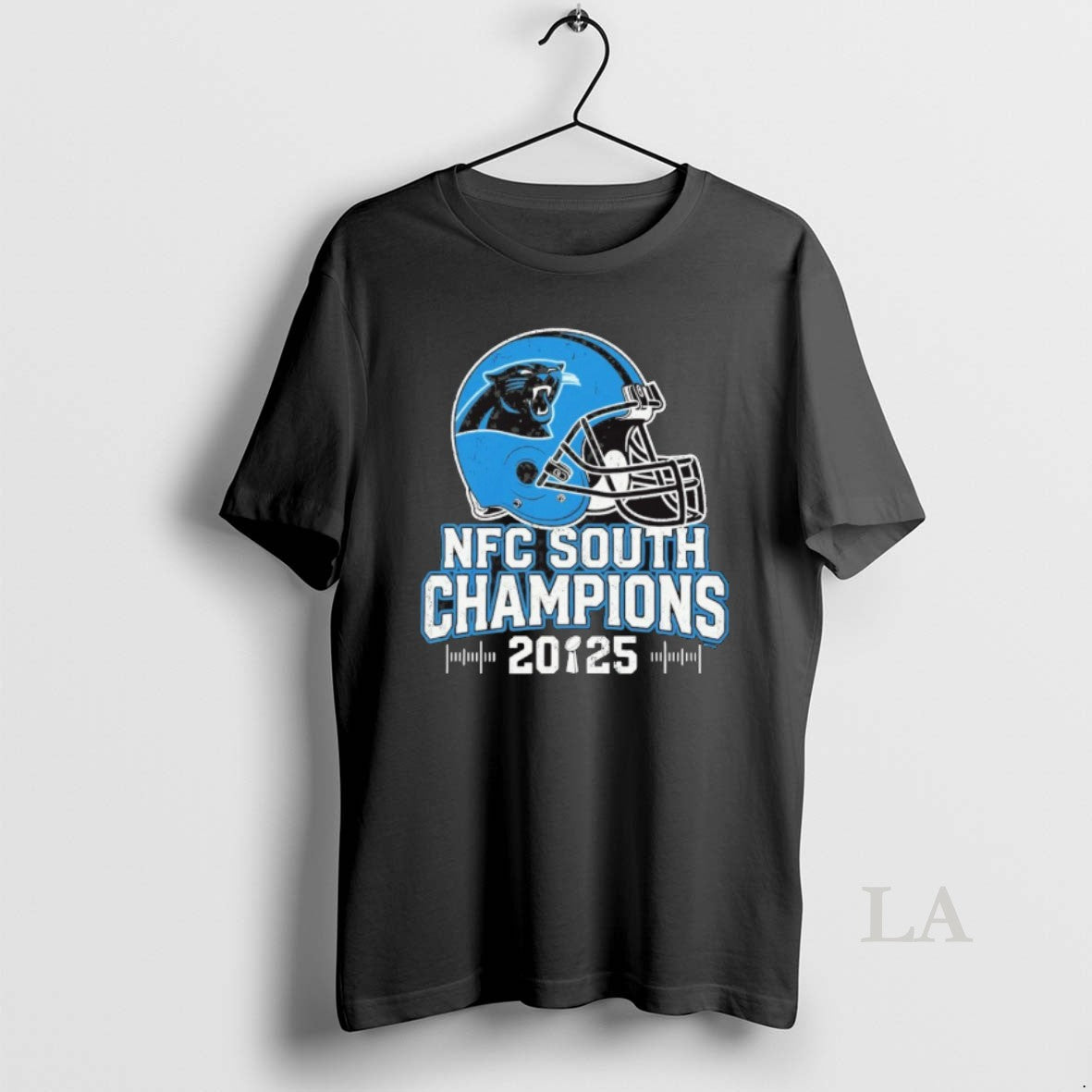 Original Carolina Panthers 2025 Nfc South Champions Helmet T-Shirts, Hoodie, Sweatshirt | DripVista.com