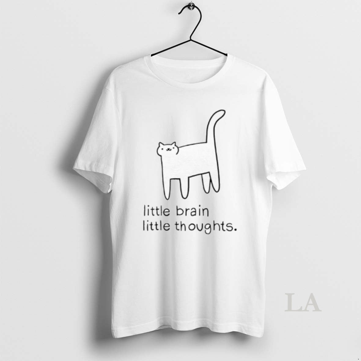 Original Cats Little Brain Little Thoughts Graphic T-Shirts, Hoodie, Sweatshirt | DripVista.com