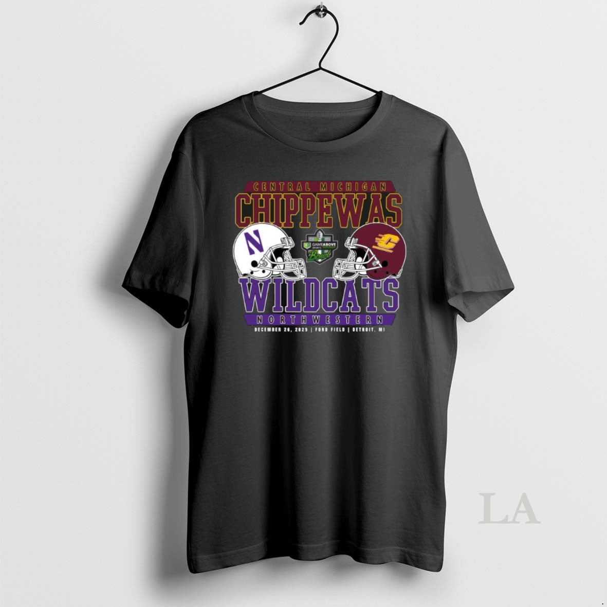 Original Central Michigan Vs Northwestern 2025 Gameabove Sports Bowl Dueling Helmets T-Shirts, Hoodie, Sweatshirt