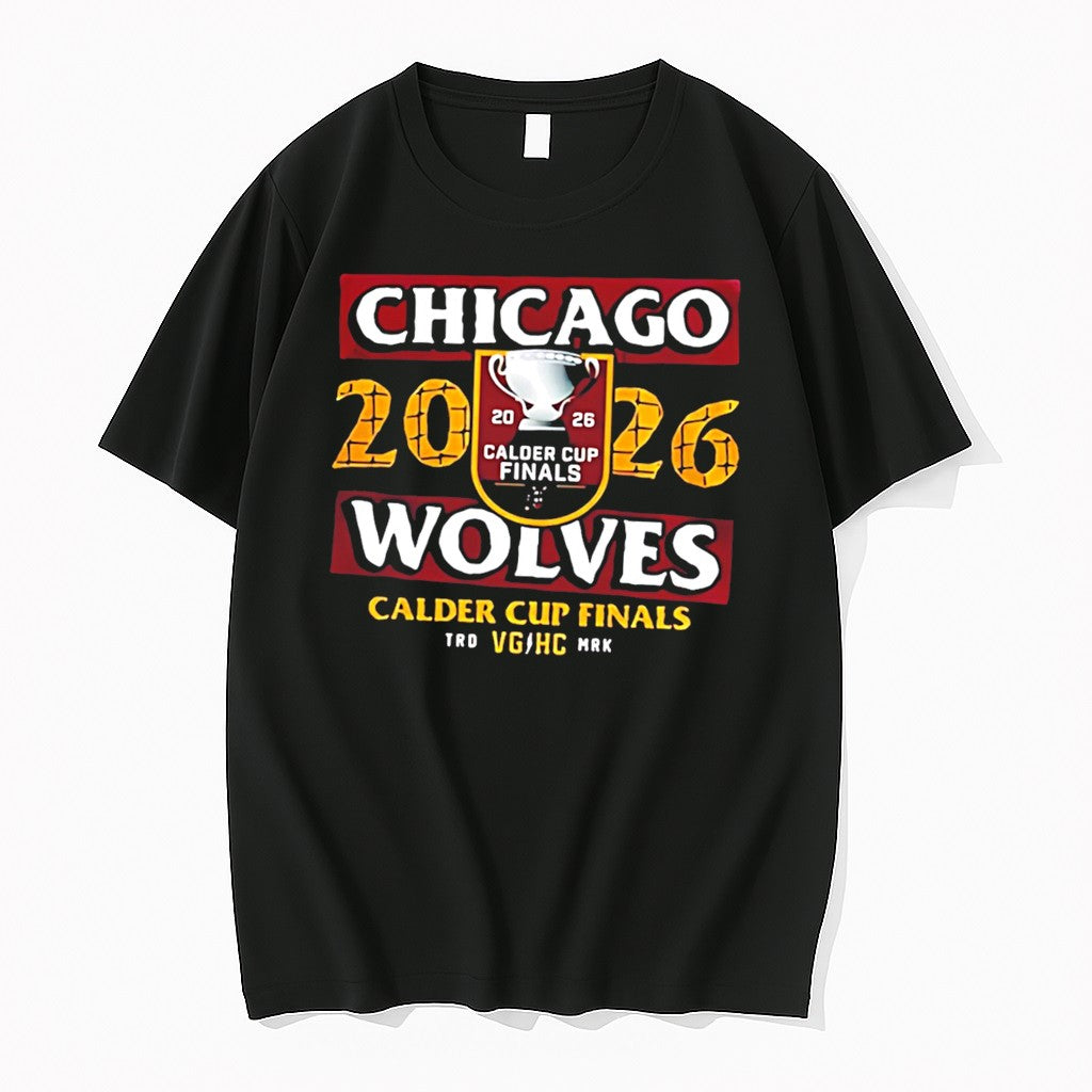 Original Chicago Wolves 2026 Calder Cup Finals Logo Tee Tshirts Jpg