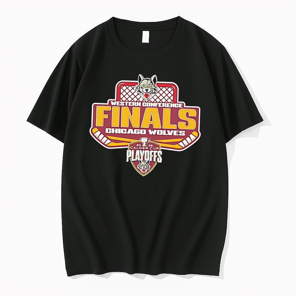 Original Chicago Wolves 2026 Western Conference Finals Tee Tshirts Jpg