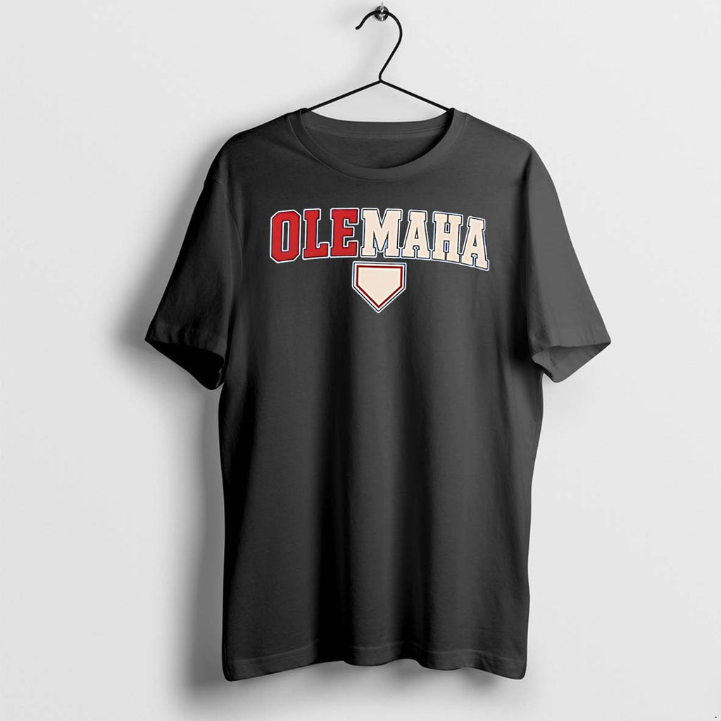Original College Baseball Apparel Shop Olemaha Home Plate Black Tshirts Jpg