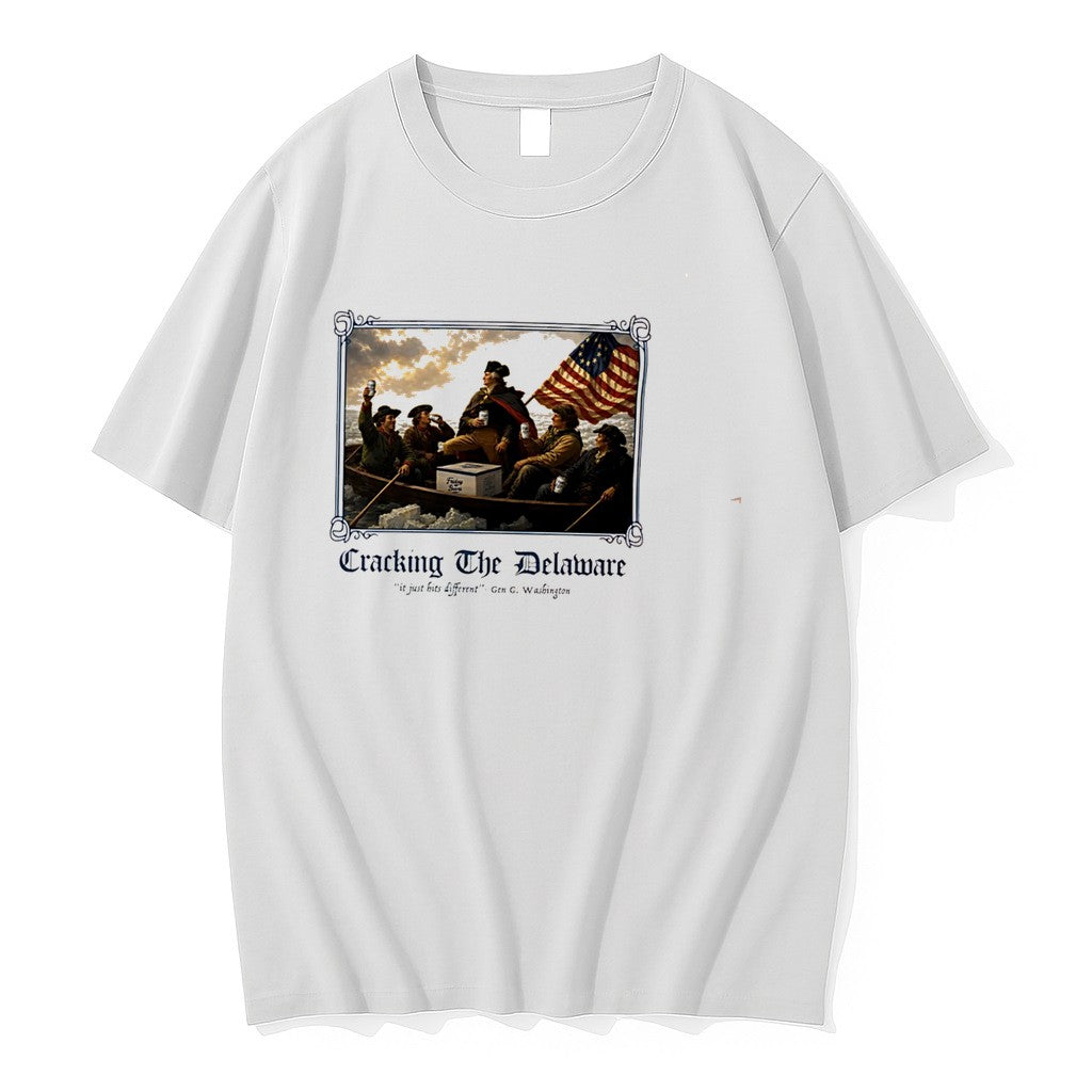 Original Cracking The Delaware It Just Hits Different Gen G Washington Tee Tshirts