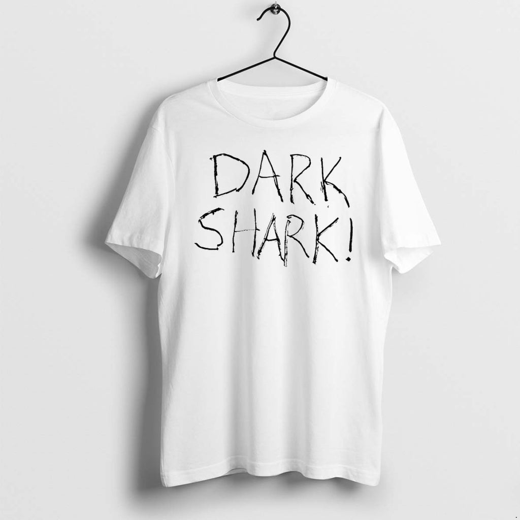 Original Dark Shark The Ocean Predator Animal Artwork Handwritten Text Tshirts