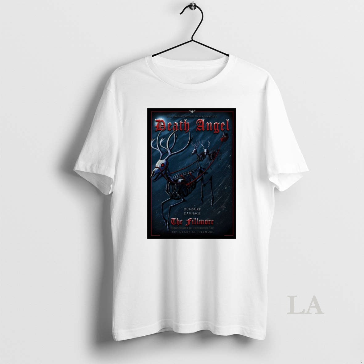 Original Death Angel December 18 2025 San Francisco Ca T-Shirts, Hoodie, Sweatshirt | DripVista.com