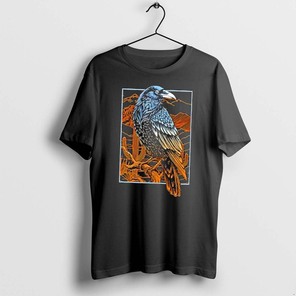 Original Desert Raven Bird Wildlife Nature Southwest Landscape Tshirts Jpg