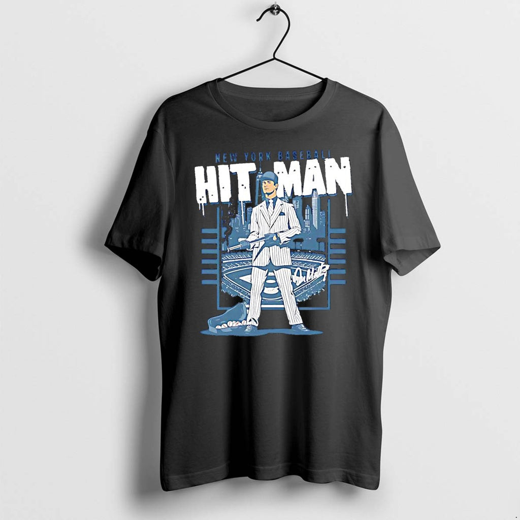 Original Don Mattingly New York Yankees Mlb The Hit Man Signature Field Tshirts