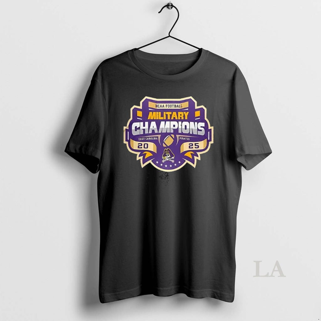 Original Ecu Football Ncaa Military Bowl Champions 2025 Logo T-Shirts, Hoodie, Sweatshirt | DripVista.com
