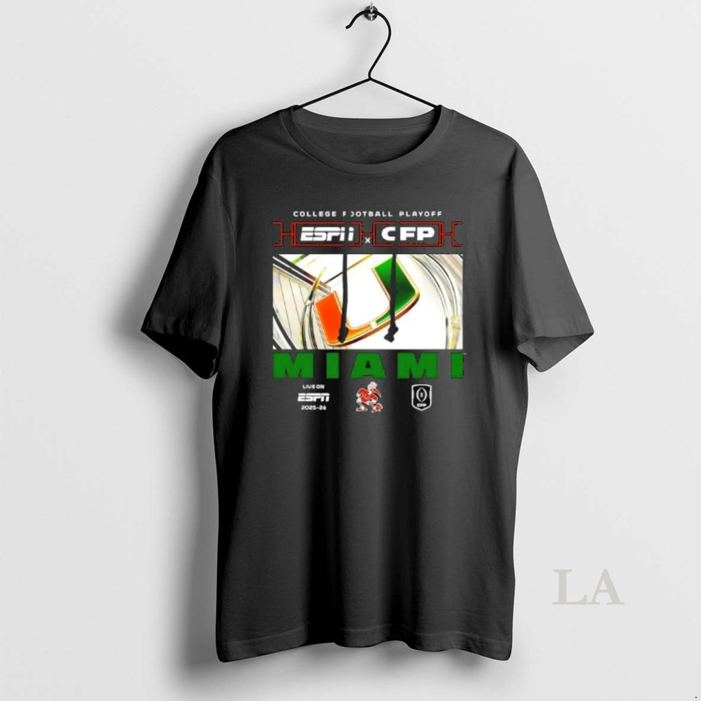 Original Espn X Cfp Miami 2025 2026 College Football Playoff T-Shirts, Hoodie, Sweatshirt | DripVista.com