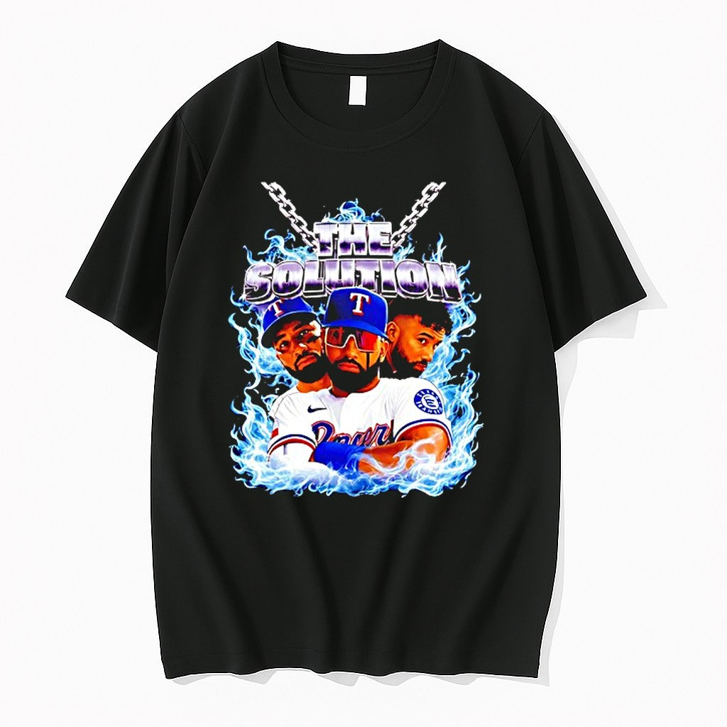 Original Ezequiel Duran The Solution Texas Rangers Tshirts Jpg