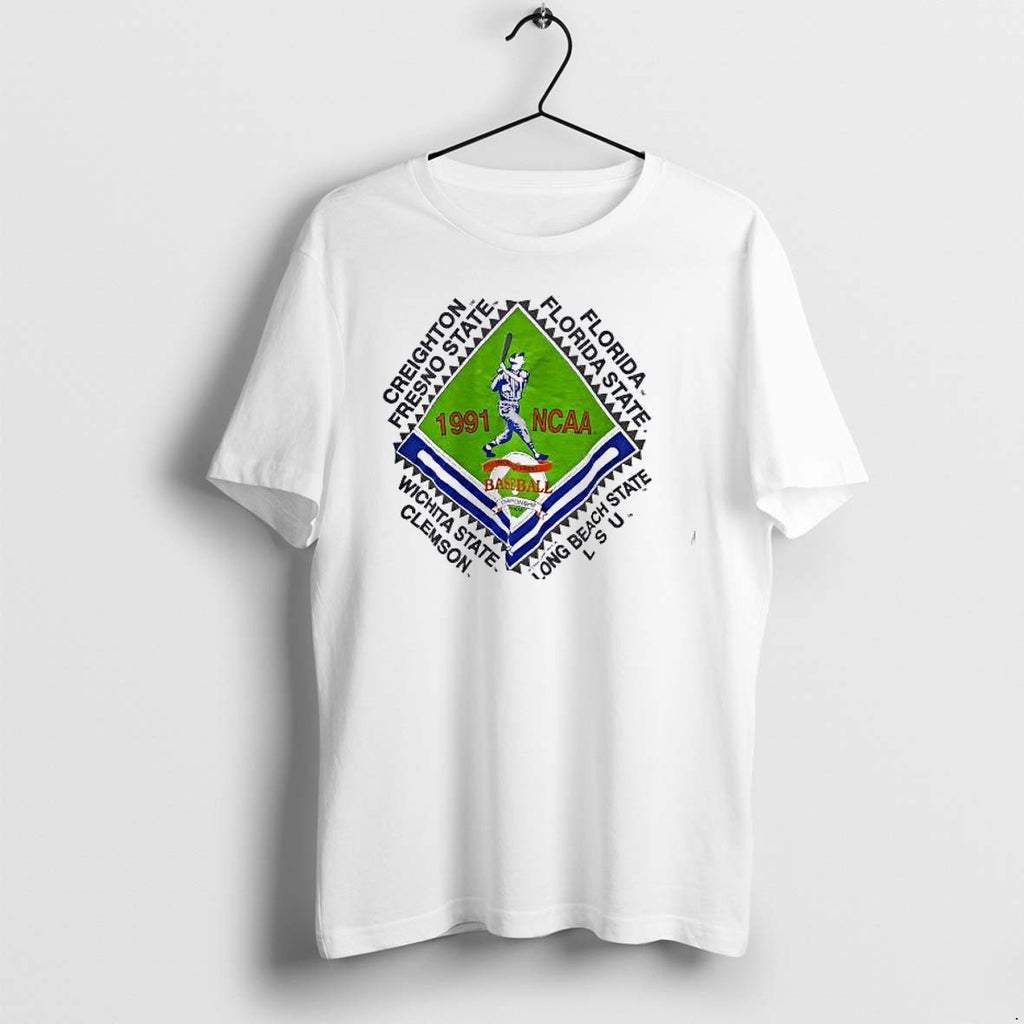 Original Florida State Creighton Fresno State 1991 Ncaa Tshirts Jpg