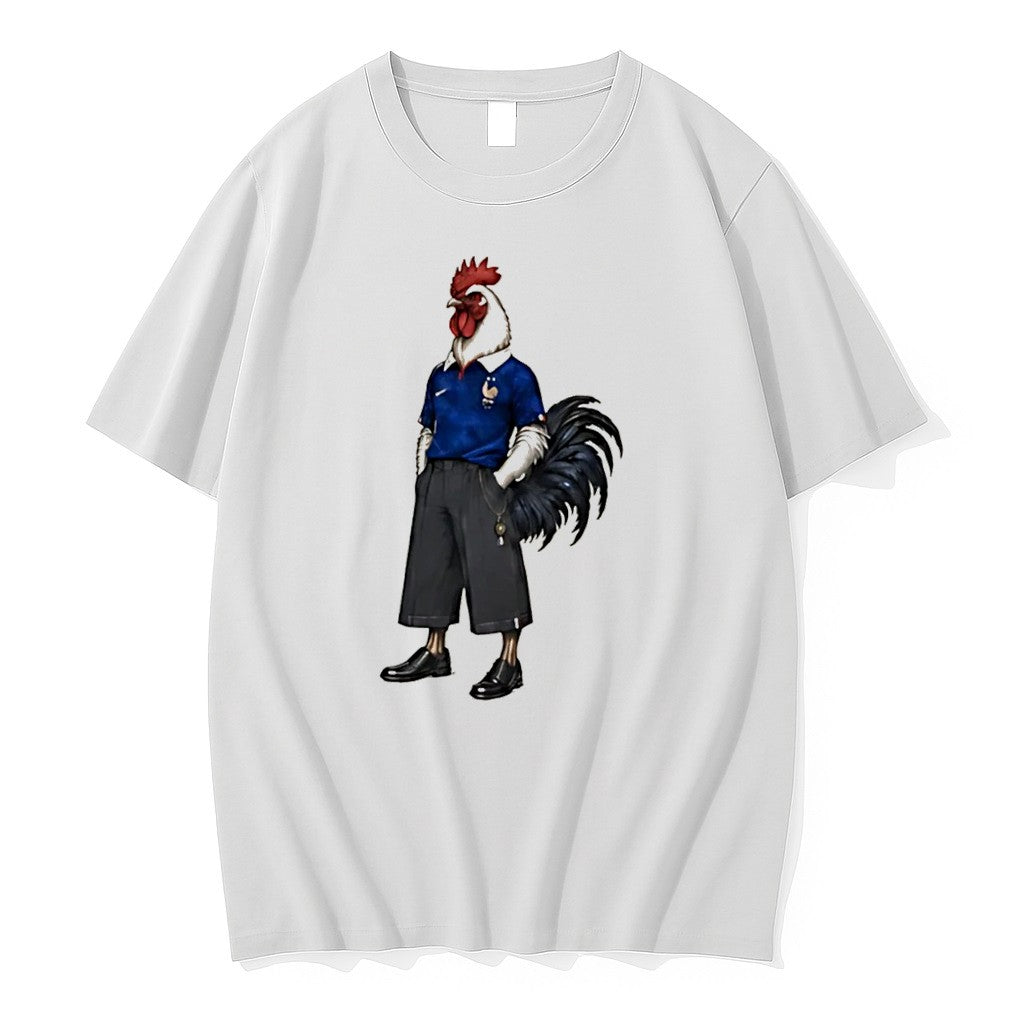 Original France Le Coq World Cup Mascot Tee Tshirts Jpg
