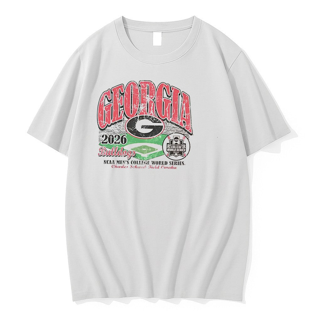 Original Georgia Bulldogs 2026 College World Series Bound Stadium Tee Tshirts