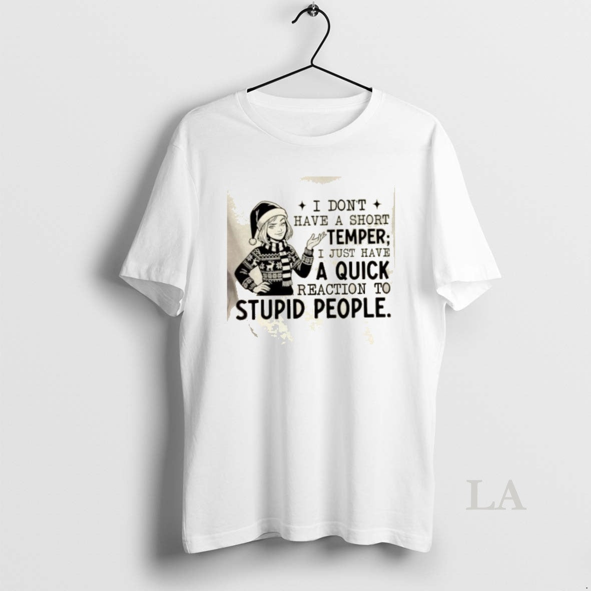 Original Girl I Dont Have A Short Temper I Just Have A Quick Reaction To T-Shirts, Hoodie, Sweatshirt | DripVista.com