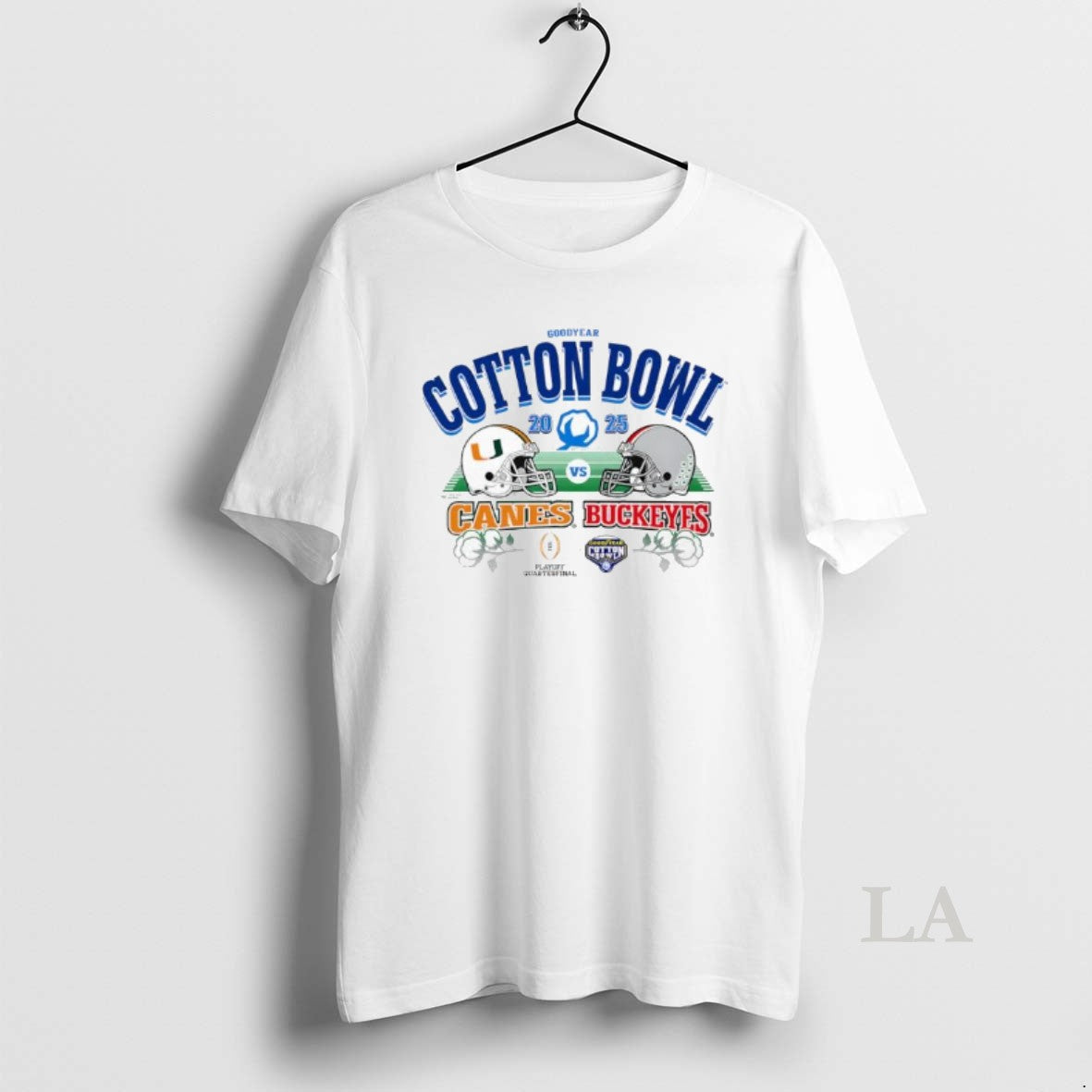 Original Goodyear Cotton Bowl 2025 Canes Vs Buckeyes Playoff Quarterfinal T-Shirts, Hoodie, Sweatshirt | DripVista.com