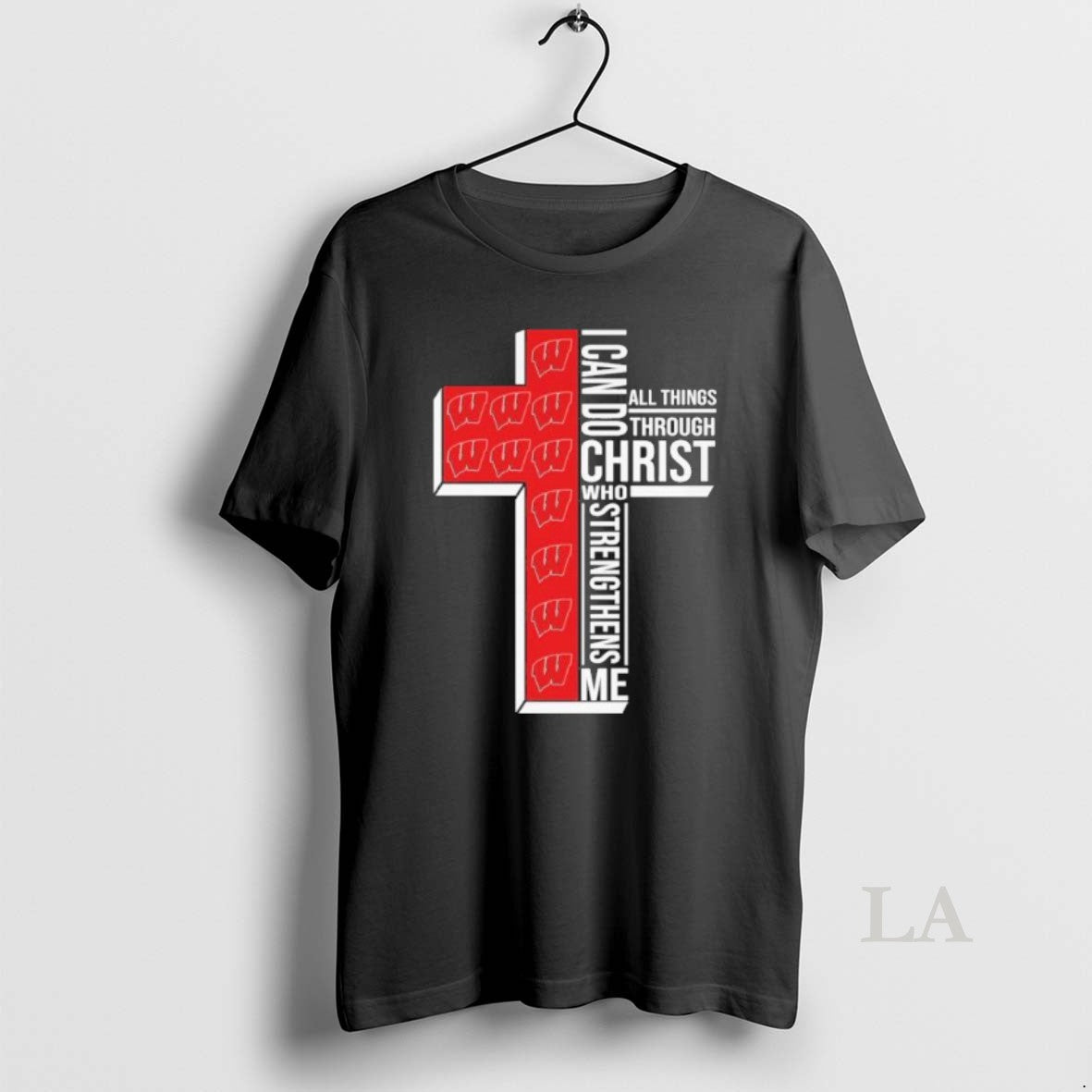 Original I Can Do All Things Faith And Sports Wisconsin Badgers College Basketball T-Shirts, Hoodie, Sweatshirt