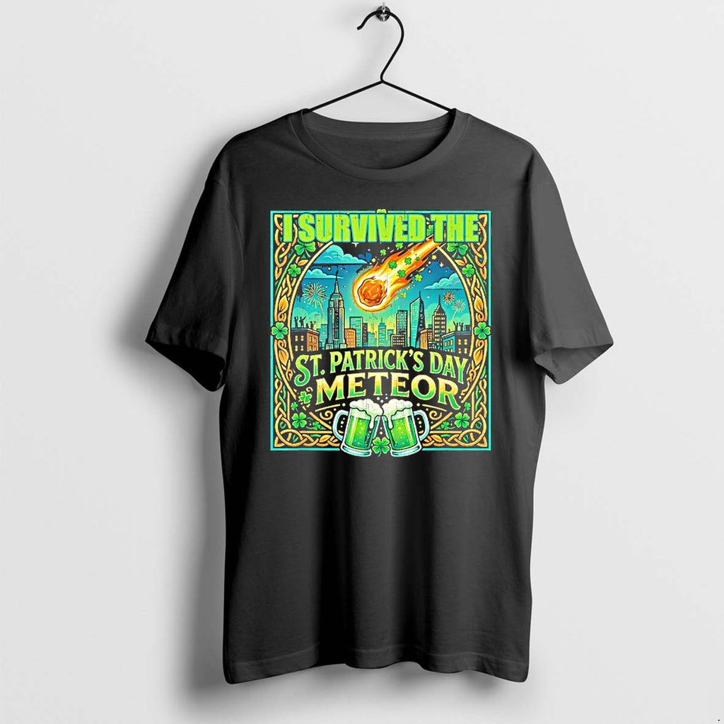 Original I Survived St Patricks Day Meteor 2026 Tshirts Jpg