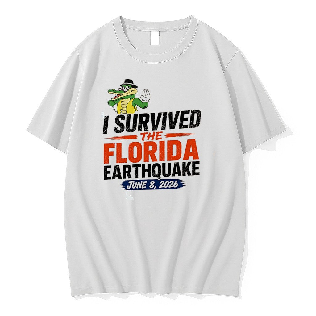 Original I Survived The Florida Earthquake June 8 2026 Tee Tshirts Jpg
