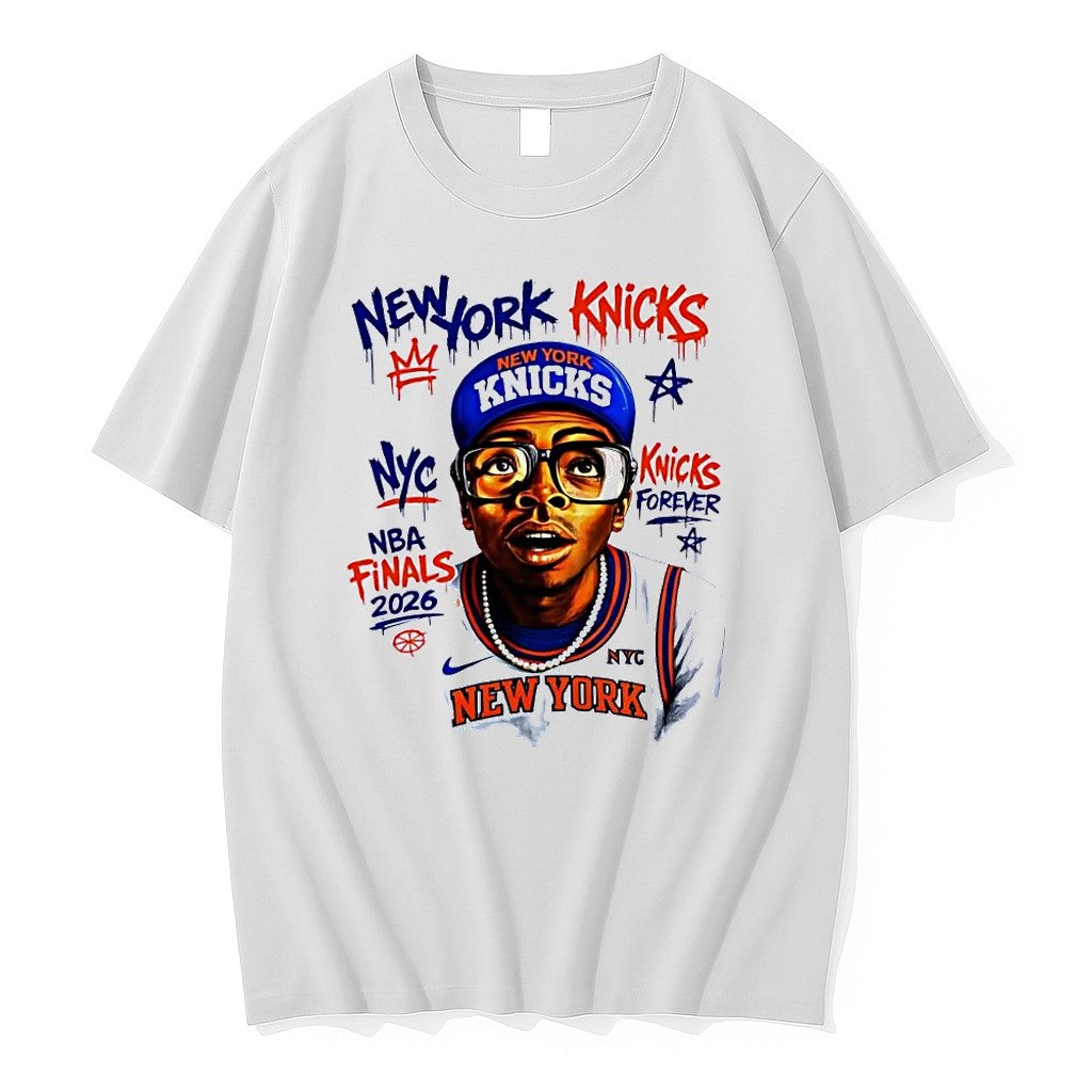 Original Knicks Fanatic Spike Lee New York Nba Finals 2026 Forever White Tshirts