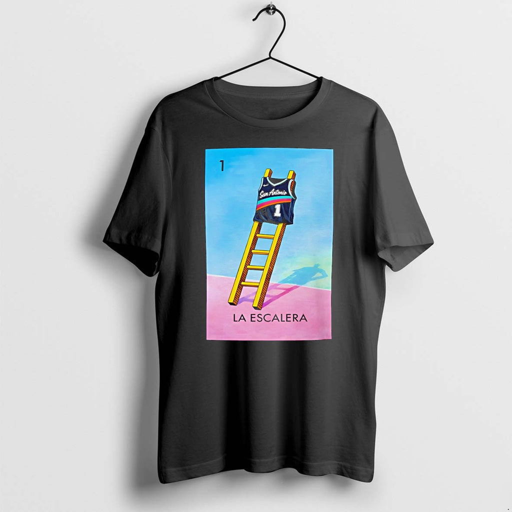 Original La Escalera Wemby San Antonio Spurs Basketball Texas Fiesta Tshirts