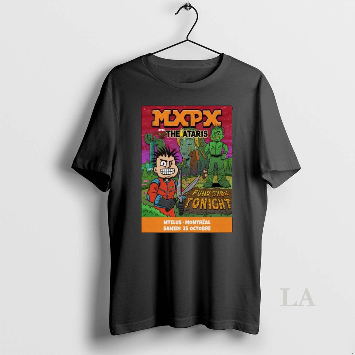 Original Mxpx October 25 2025 Mtelus In Montreal Long Sleve