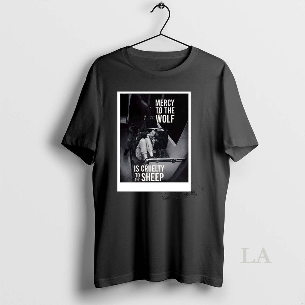 Original Mercy To The Wolf Is Cruelty To The Sheep Iryna Zarutska T-Shirts, Hoodie, Sweatshirt | DripVista.com