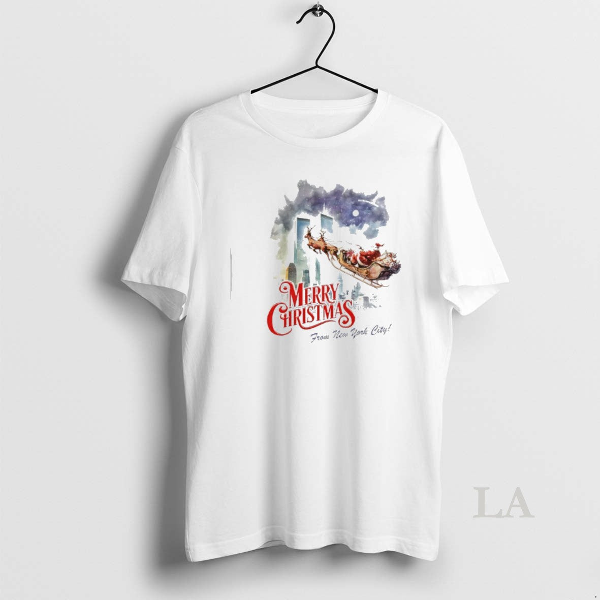 Original Merry Christmas From New York City Santa Sleigh 11 9 Attacks T-Shirts, Hoodie, Sweatshirt | DripVista.com