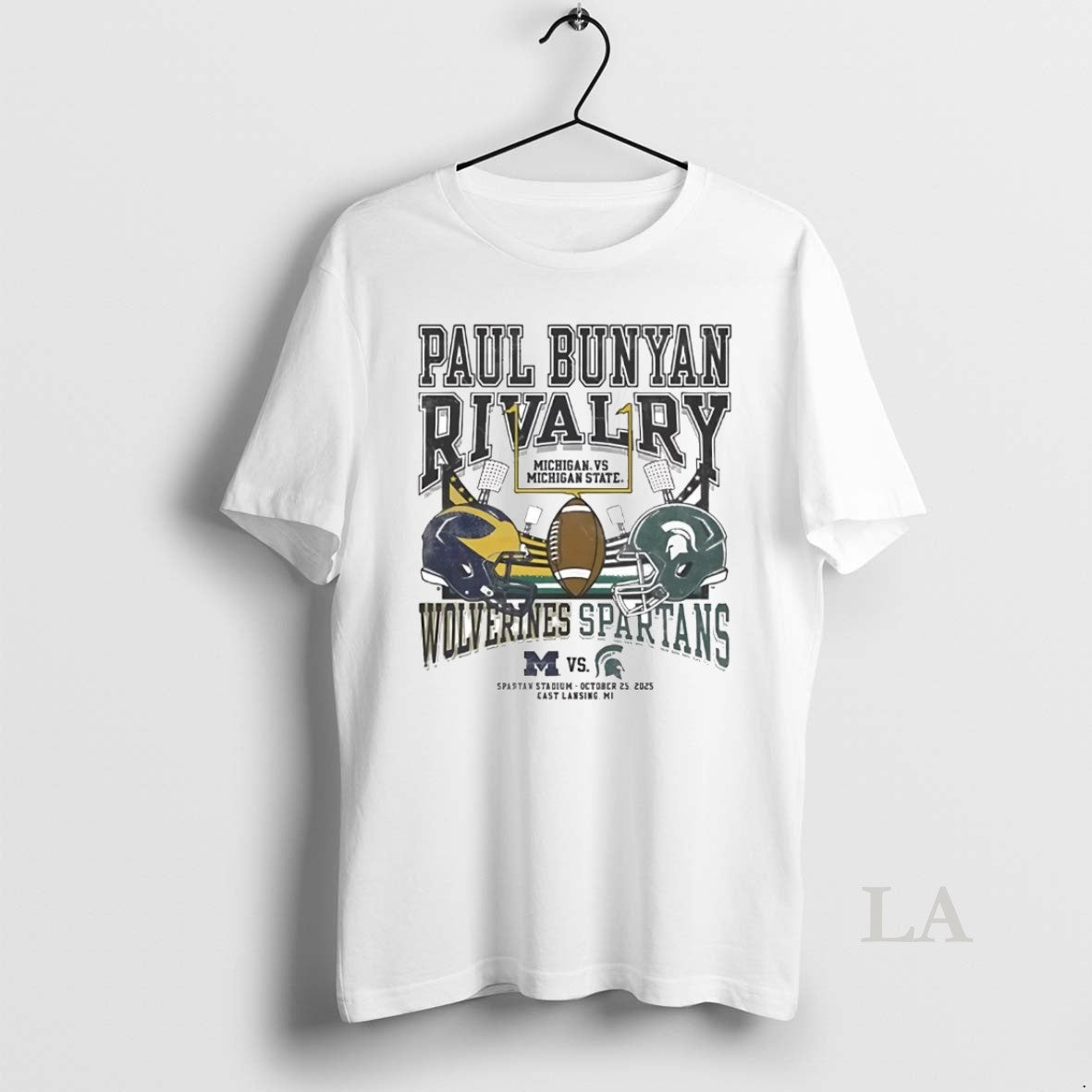 Original Michigan State Spartans Vs Michigan Wolverines 2025 Paul Bunyan Rivalry T-Shirts, Hoodie, Sweatshirt | DripVista.com