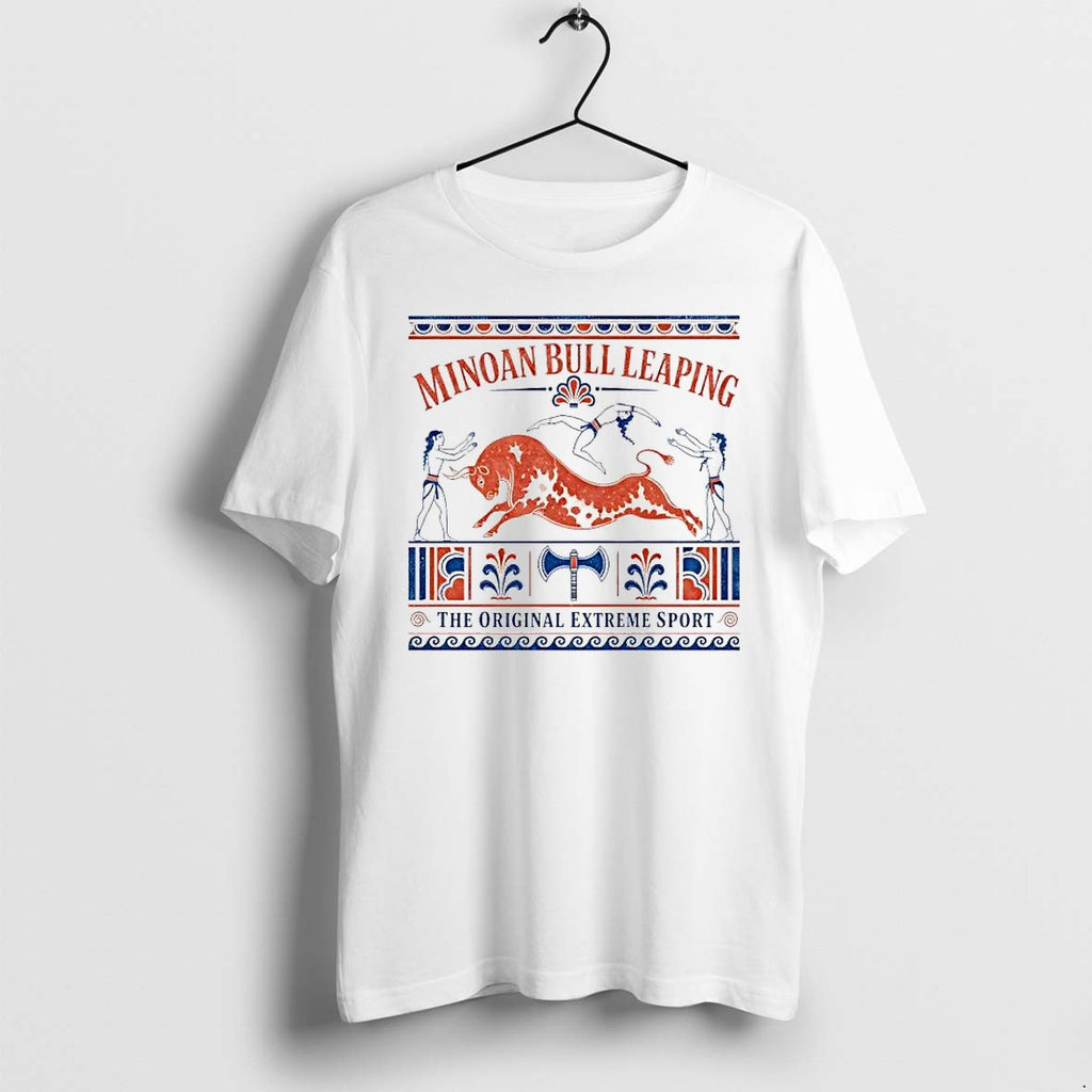 Original Minoan Bull Leaping The Extreme Sport Ancient Greek History Tshirts