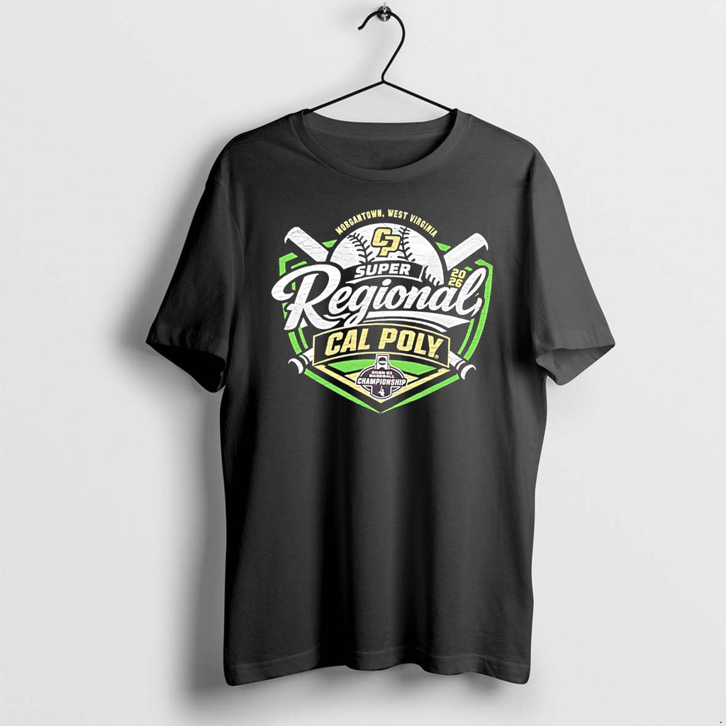 Original Morgantown West Virginia Super Regional Cal Poly 2026 Tee Tshirts Jpg