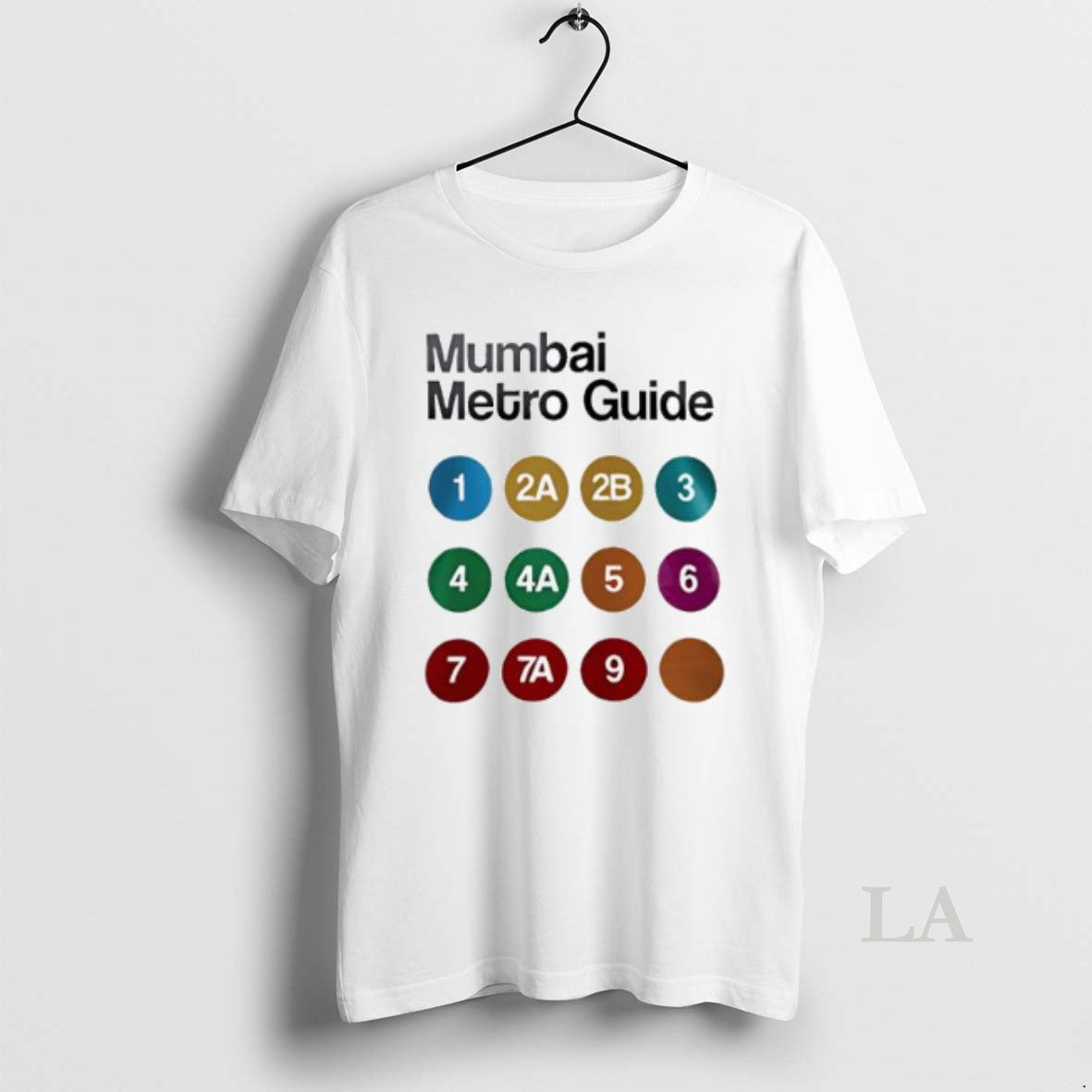 Original Mumbai Metro Guide Code Numbered Logo