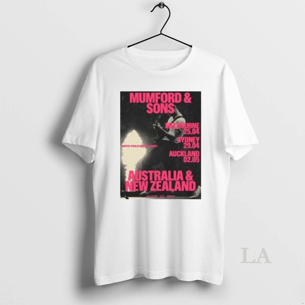 Original Mumford And Sons Australia And New Zealand 2026 Tour In Melbourne Sydney And Auckland T-Shirts, Hoodie, Sweatshirt