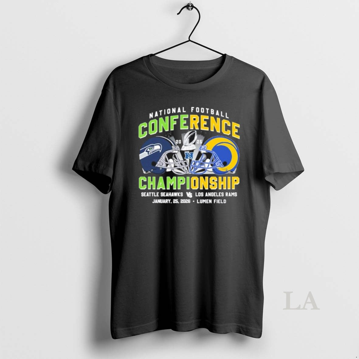 Original Nfc Championship 2025 26 La Rams Vs Sea Seahawks T-Shirts, Hoodie, Sweatshirt | DripVista.com