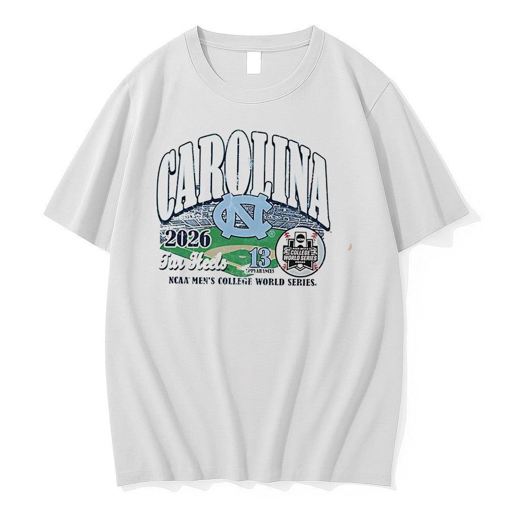 Original North Carolina Tar Heels 2026 College World Series Bound Stadium Logo Tee Tshirts