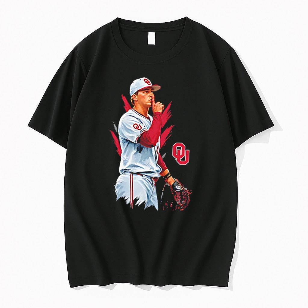 Original Oklahoma Jackson Cleveland Shhh Posing Tee Tshirts Jpg