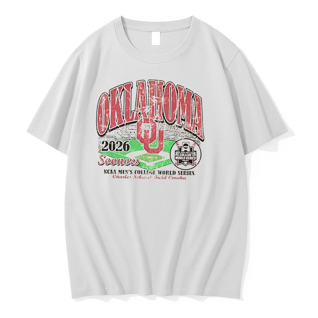Original Oklahoma Sooners 2026 College World Series Bound Stadium Tee Tshirts