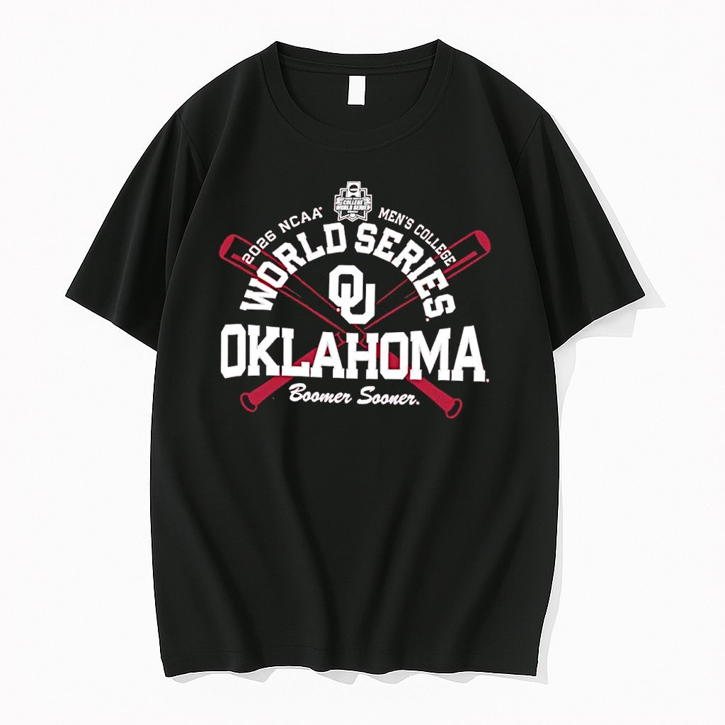 Original Oklahoma Sooners 2026 Ncaa Mens College World Series Baseball Team Tshirts