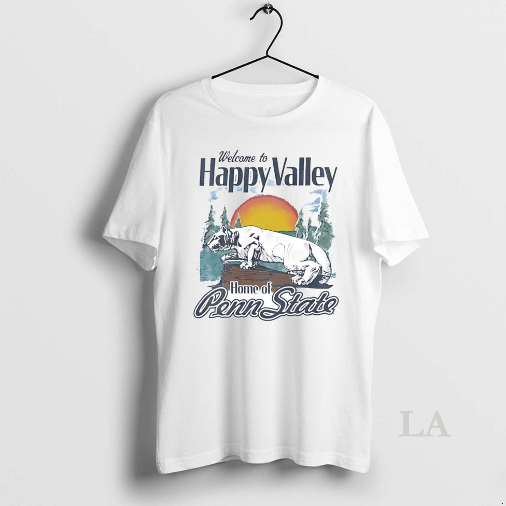 Original Penn State Nittany Lions Welcome To Happy Valley Franklin T-Shirts, Hoodie, Sweatshirt | DripVista.com