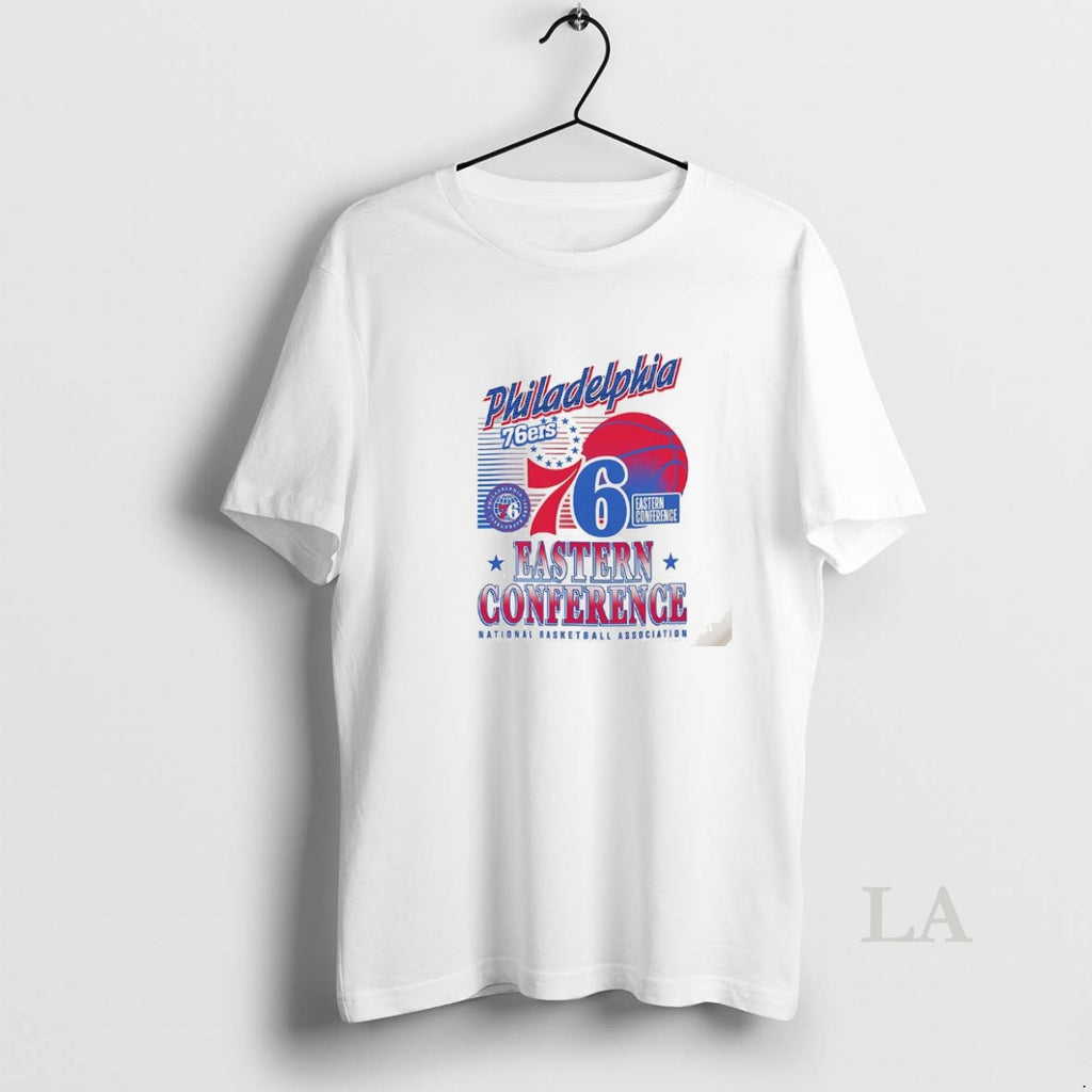 Original Philadelphia 76ers Nba Eastern Conference Logo And Ball T-Shirts, Hoodie, Sweatshirt | DripVista.com
