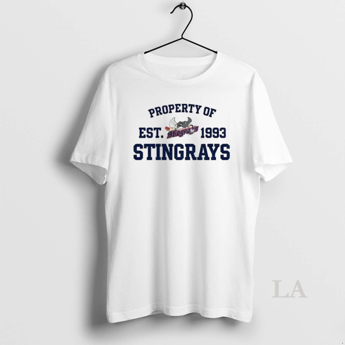 Original Property Of Stingrays Est 1993 Logo Vintage T-Shirts, Hoodie, Sweatshirt | DripVista.com