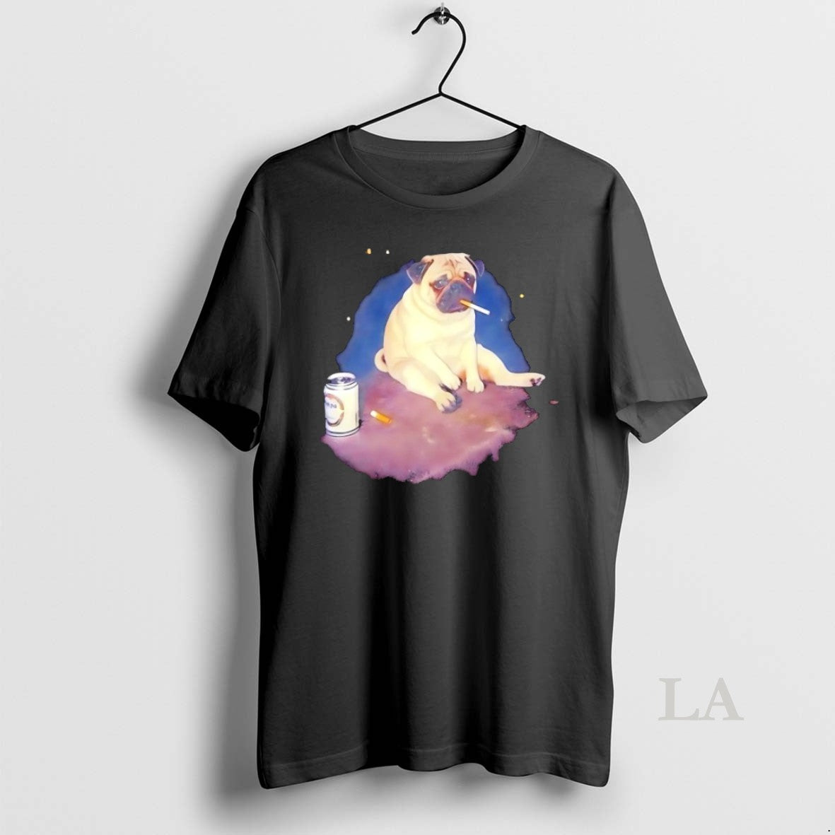 Original Pug Smoking And Drinking Beer T-Shirts, Hoodie, Sweatshirt | DripVista.com