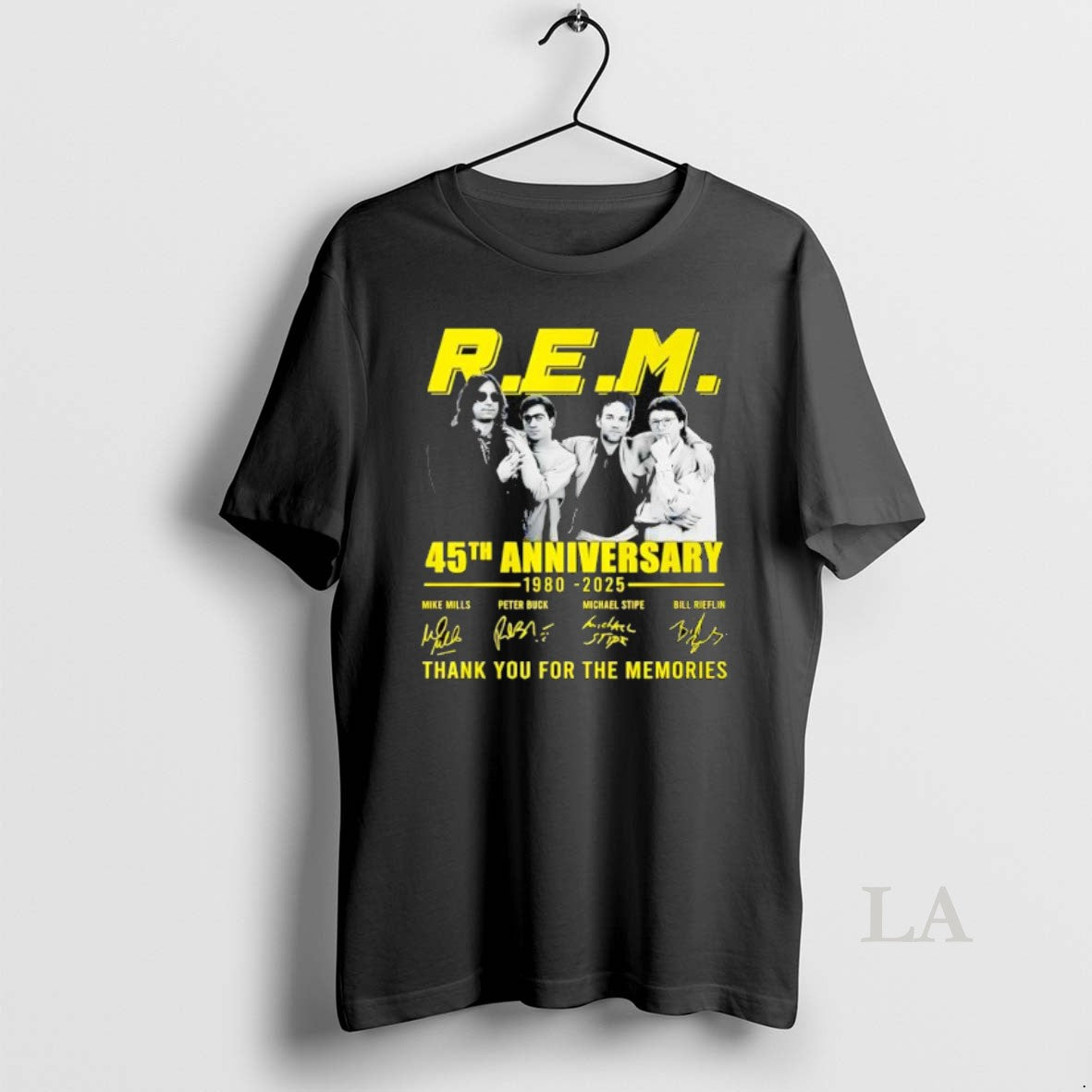 Original Rem 45th Anniversary 1980 2025 Thank You For The Memories T-Shirts, Hoodie, Sweatshirt | DripVista.com
