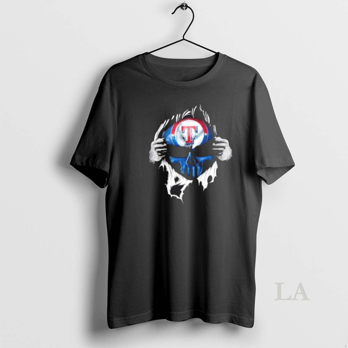Original Ripped From The Chest Skull Deep Texas Rangers Till The Grave T-Shirts, Hoodie, Sweatshirt | DripVista.com