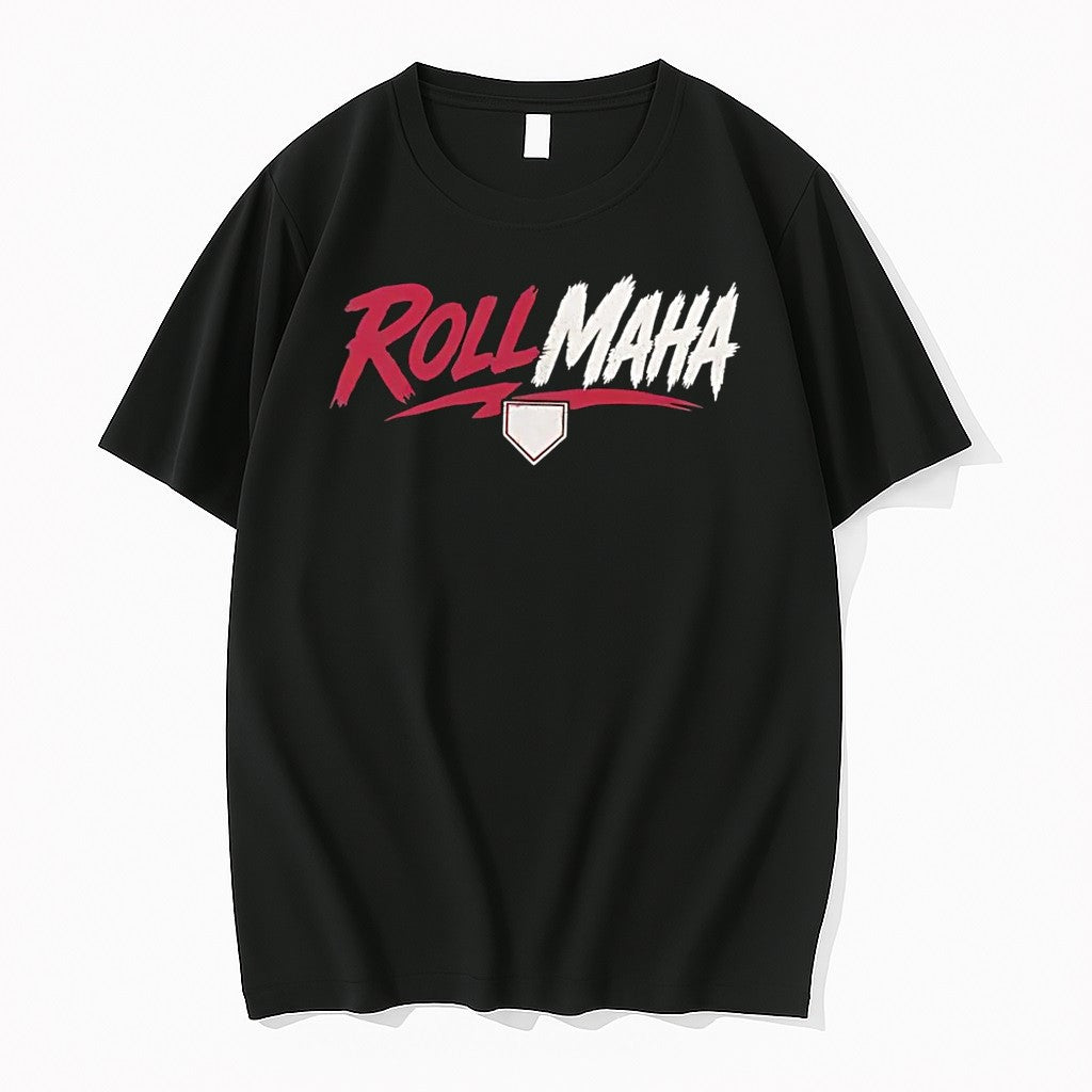 Original Rollmaha Baseball Home Plate Black Tshirts Jpg