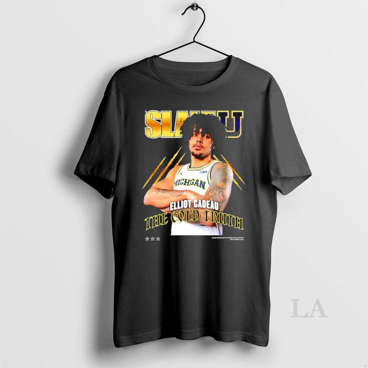 Original Slam Michigan Wolverines Elliot Cadeau The Cold Truth T-Shirts, Hoodie, Sweatshirt | DripVista.com