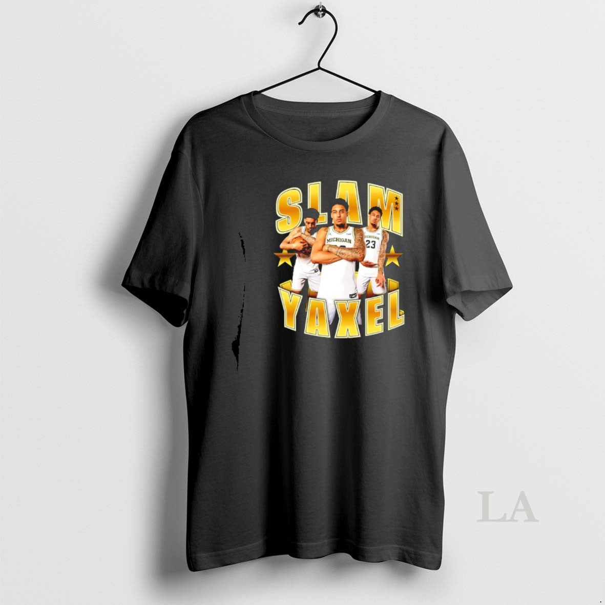 Original Slam Yaxel Lendeborg Michigan Wolverines Basketball Graphic T-Shirts, Hoodie, Sweatshirt | DripVista.com