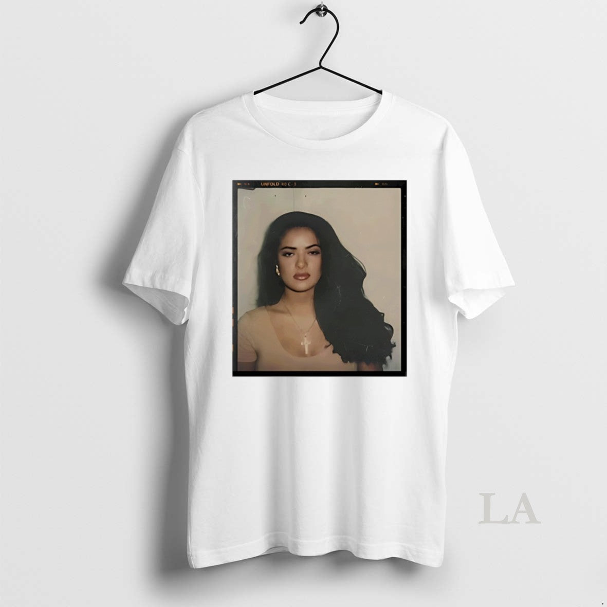 Original Salma Hayek Casting Polaroid Circle T-Shirts, Hoodie, Sweatshirt | DripVista.com
