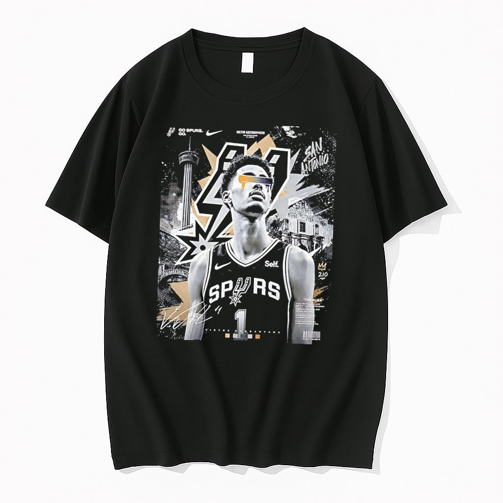 Original San Antonio Spurs Wemby Victor Wembanyama Digital Tee Tshirts Jpg
